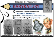 KARYKATURY - JANUSZ MROZOWSKI