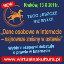 Dane osobowe w Internecie - najnowsze zmiany w ustawie