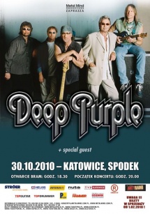 Deep Purple na trzech koncertach w Polsce
